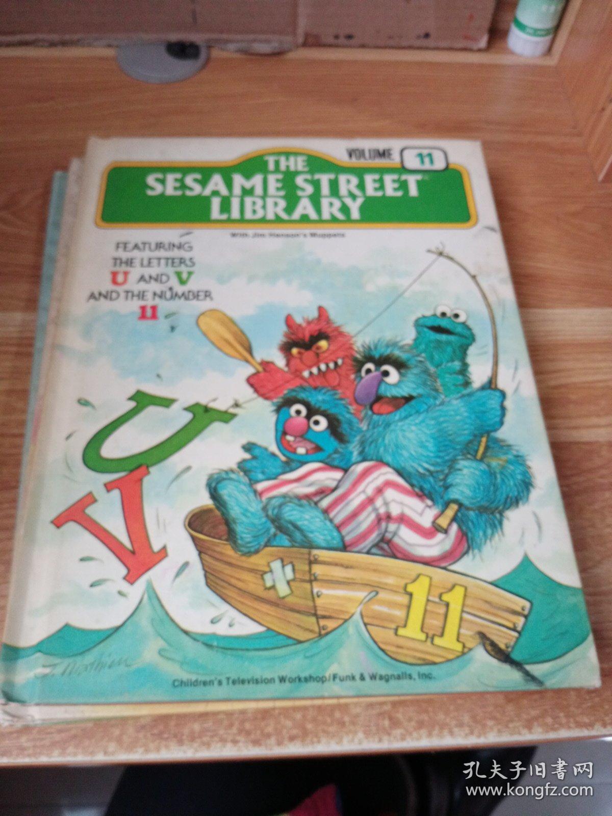 THE SESAME STREET LIBRARY  4,5,11,15 期  4本合售