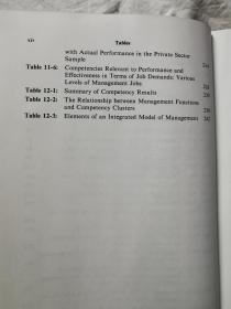 The Competent Manager：A Model for Effective Performance【英文原版 小16开精装+书衣 1982年印刷】