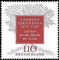 德国1997年 作家德斯蒂根诞生300周年 作品《宗教赞美诗》封面 1全新