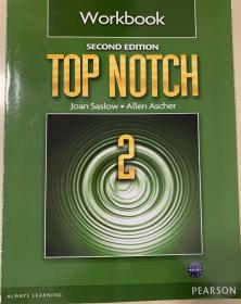 Top Notch 2 Workbook 2nd Edition 美国进口正版培生英语学生练习册2第二版（经典版稀缺书）