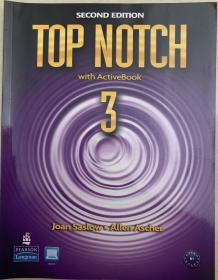 Top Notch with ActiveBook 2nd Edition 美国进口正版培生英语学生用书3第二版（经典版稀缺书）