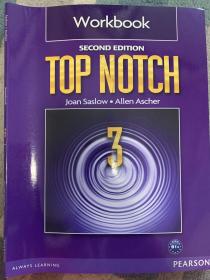 Top Notch 3 Workbook （2nd Edition）美国进口正版培生英语学生练习册3第二版