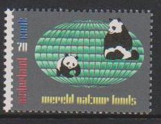荷兰 1984年 WWF 世界野生动物保护基金会 大熊猫 1全 新