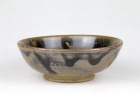 古董，古瓷器，元代出土瓷碗，开门美品中古元代黑釉陶瓷茶盏， 精致典雅，神秘莫测 ，非常稀有，瓷器中之珍品极为稀有罕见，绝世珍品，极品，孤品，收藏可遇不可求的宝物