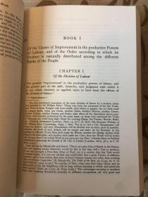 An inquiry into the nature and causes of the wealth of nations by Adam Smith -- 亚当 斯密 《国富论 》 最权威的格拉斯哥版 2卷本 全新 纸质好 胶装锁线