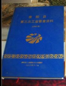 濮阳县第三次工业普查资料 16开，精装 1995