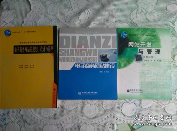 网站开发与管理  电子商务网站的规划设计与管理 电子商务网站建设