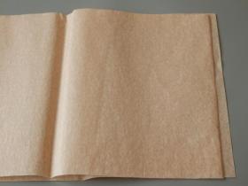 日本纯楮皮花笺纸一对！规格四尺对开！与前几年台湾宋笺大展工艺源出一辙！年代：约70-80年代！