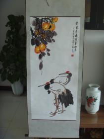 朱一圭大师绘画作品老者多寿事事如意