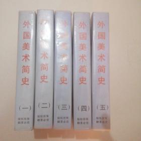 美术史电视教育片系列之二，外国美术简史 1-5，录像带权五盒