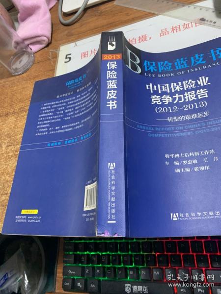 中国保险业竞争力报告（2012—2013）：转型的艰难起步（2013版）  书皮破损