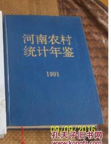 河南农村统计年鉴1991   精装