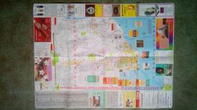 旧地图-AOA香港街道图英文版(2000年7005)4开8品