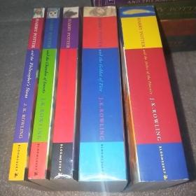 Harry Potter and the Philosopher's Stone&Harry Potter and the Chamber of Secrets& Harry Potter and the Prisoner of Azkaban&Harry Potter and the Goblet of Fire&Harry Potter and the Order of Phoenix5册合售