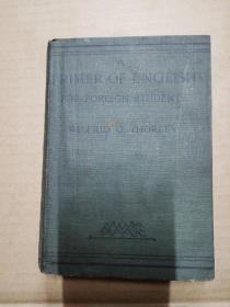 A PRIMER OF ENGLISH 【软精装，1914年印】