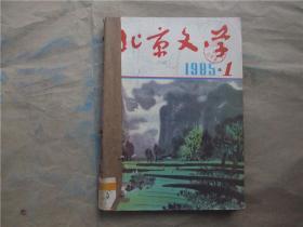 《北京文学》1985年 第1—3期  合订本