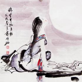 “东方美神”薛林兴国画侍女图 编号06809