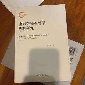 唐君毅佛教哲学思想研究