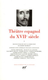 Théâtre espagnol du XVII siècle, tome I 西班牙十七世纪戏剧第一卷 LA PLEIADE 七星文库 法语/法文原版 小牛皮封皮 23K金书名烫金 36克圣经纸可以保存几百年不泛黄