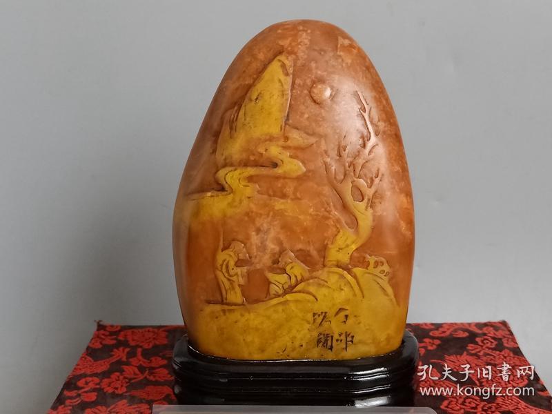 乡下收的雕工不错的田黄石印章