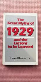 英文原版The Great Myths of 1929 and the lessons to be learned1929年的伟大神话和要吸取的教训