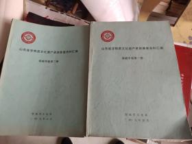 《山东省非物质文化遗产资源普查资料汇编：（邹城市卷第一、二册）》大16开本，西2--5