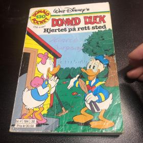 Donald Duck hjertet pa rett stad