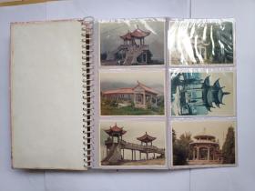 公园风景区寺院用石材建筑物饰品资料照片影集1册103张照片（亭台楼阁、牌坊、石桥、雕塑等）