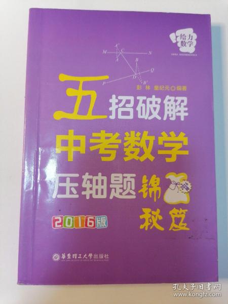 给力数学：五招破解中考数学压轴题（锦囊秘笈 2016版）