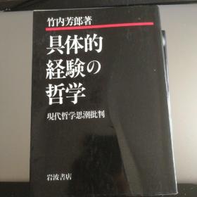 具体经验的哲学 现代哲学思潮之批判 （日文版）