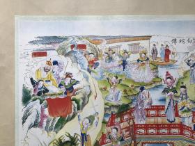 年画：白蛇传全出（2开），传统杨柳青年画，天津杨柳青画社1988年1版1印，