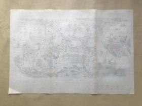 年画：白蛇传全出（2开），传统杨柳青年画，天津杨柳青画社1988年1版1印，