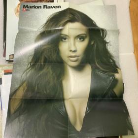 音乐海报 杂志附带 marion raven