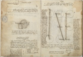 【提供资料信息服务】马德里手稿.2册.Codex Madrid.By Leonardo da Vinci.约绘于1490.1503.1504年.西班牙国家图书馆藏.发现于1966年