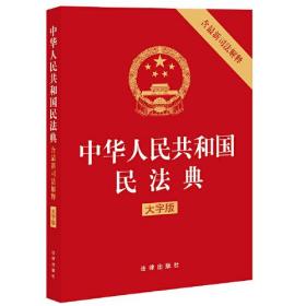 中华人民共和国民法典 含最新司法解释 大字版
