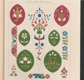 【提供资料信息服务】花卉装饰图案.31种.Floriated ornament.a series of thirty-one designs.by Augustus Welby Pugin.1849年