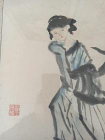 单应桂，书画人物真迹。