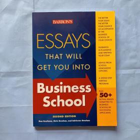 Barron's Essays That Will Get You Into Business School