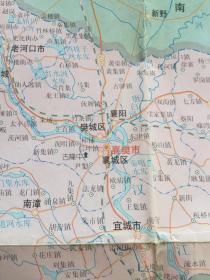 襄樊市对外开放经济旅游观光图