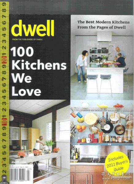 国外装潢书 |dwell| 100 kitchens We Love《我喜爱的100个厨房》（英文原版装潢书）