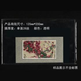 明泰(PCCB)邮票夹  透明塑料夹  邮票型张专用  120*200