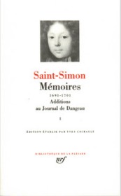 【预售 请提前联系确定发货时间】SAINT-SIMON Mémoires suivi d' Additions au Journal de Dangeau, tome I 圣西蒙公爵 回忆录及日记第一卷 LA PLEIADE 七星文库 法语/法文原版 小牛皮封皮 23K金书名烫金 36克圣经纸可以保存几百年不泛黄