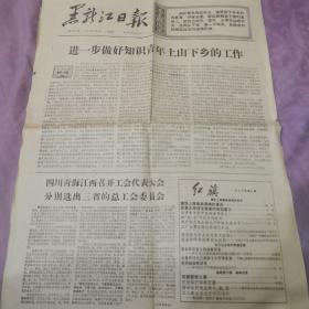 黑龙江日报1973年8月7日 知青上山下乡