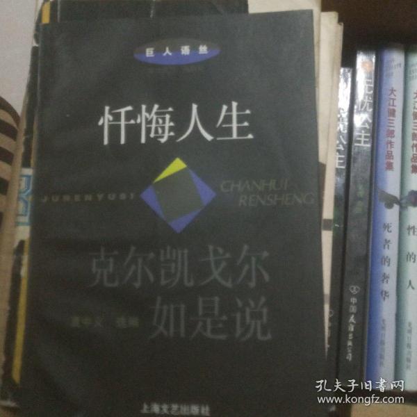 《忏悔人生-克尔凯戈尔如是说》