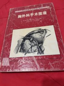 胸外科手术图谱 【《实用外科手术图谱》丛书之一种。1版1印，仅印5千册。精装。铜版纸印制。定价120元。公藏图书，仅被一人借阅过。书内干净整洁，无笔迹墨痕画线，宛如全新。书外塑胶薄膜有些微起皱，品相九品。】