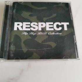 日版原版唱片双碟片 respect hip hop r&b collection，可复制产品 ，非假不退。