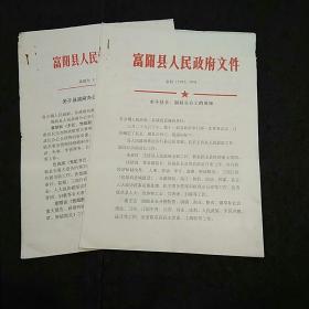 关于县长副县长分工的通知、关于县政府办公室领导成员分工的通知