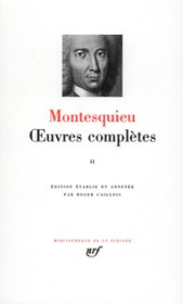 【预售 请提前联系确定发货时间】MONTESQUIEU Oeuvres complètes, tome II 孟德斯鸠 作品全集第二卷 LA PLEIADE 七星文库 法语/法文原版 小牛皮封皮 23K金书名烫金 36克圣经纸可以保存几百年不泛黄