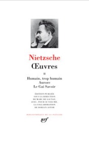 【法语/法文原版】FRIEDRICH NIETZSCHE Oeuvres, tome II 弗里德里希·威廉·尼采 作品集第二卷 LA PLEIADE 七星文库 法语/法文原版 小牛皮封皮 23K金书名烫金 36克圣经纸可以保存几百年不泛黄 全套引进