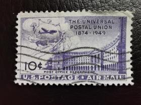 美国邮票（历史）：1949年 万国邮政联盟发行 1枚